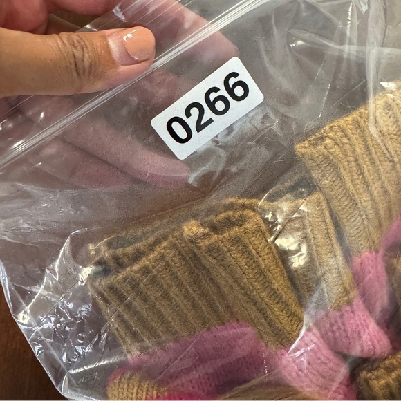 Eighty2 by Figaro Multicolor Rainbow Striped Wool Blend Cowl Neck Sweater Size S - Picture 13 of 13